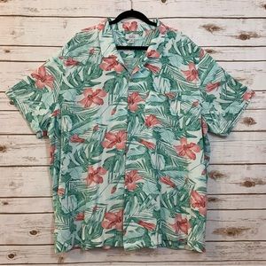 Croft & Barrow tropical button up shirt 2x